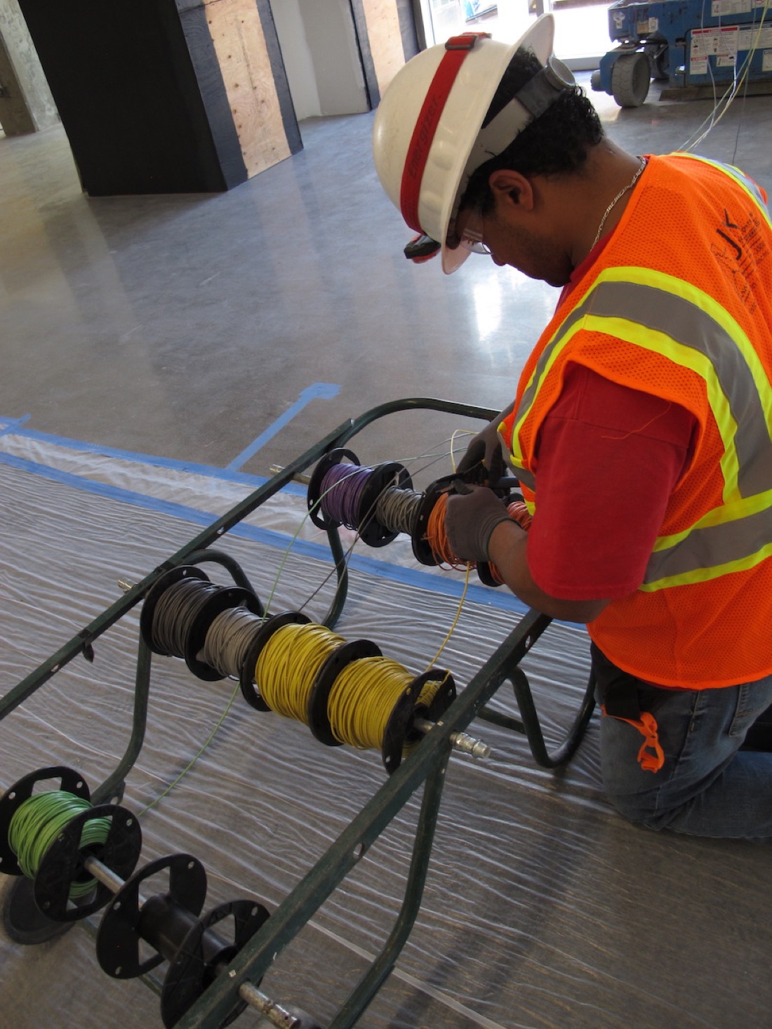 JFK team member at the 2019 ABA/AGC Craft Competition
