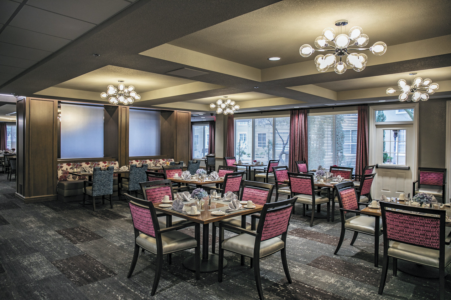 Grandview Terrace fine dining room after remodel
