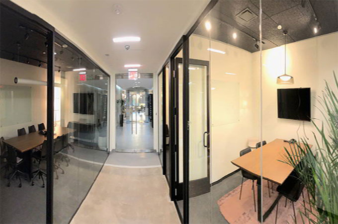 Industrious co-working office interior